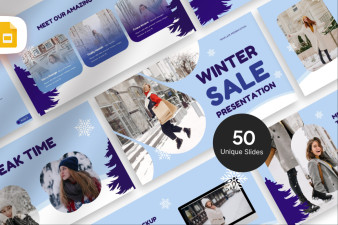 Winter Sale Google Slide Template